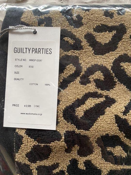 ワコマリア　wackomaria フェイスタオル WACKO MARIA / FACE TOWEL (BLACK) WMGP-GG94 - 2024年春夏新作